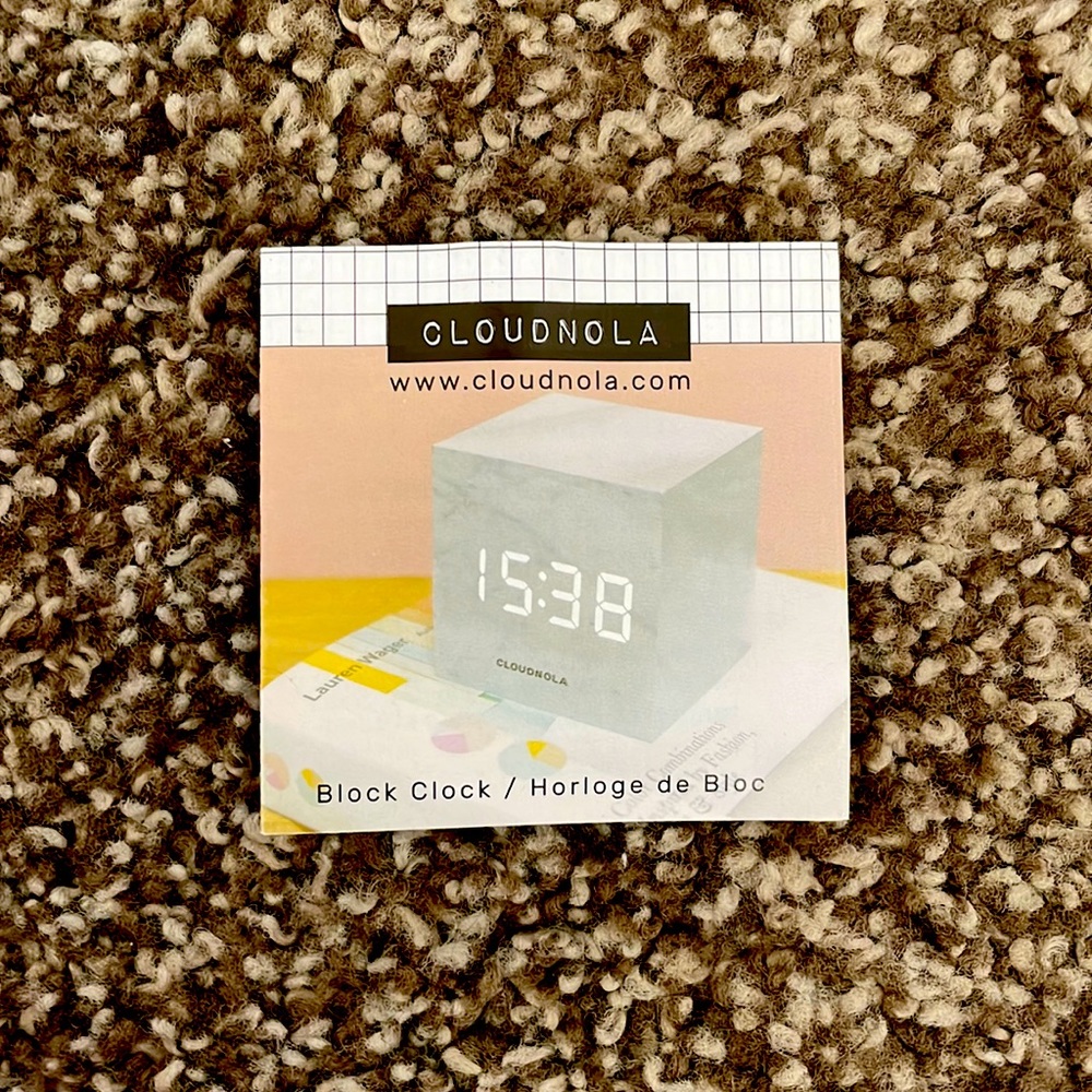 Cloudnola block clock